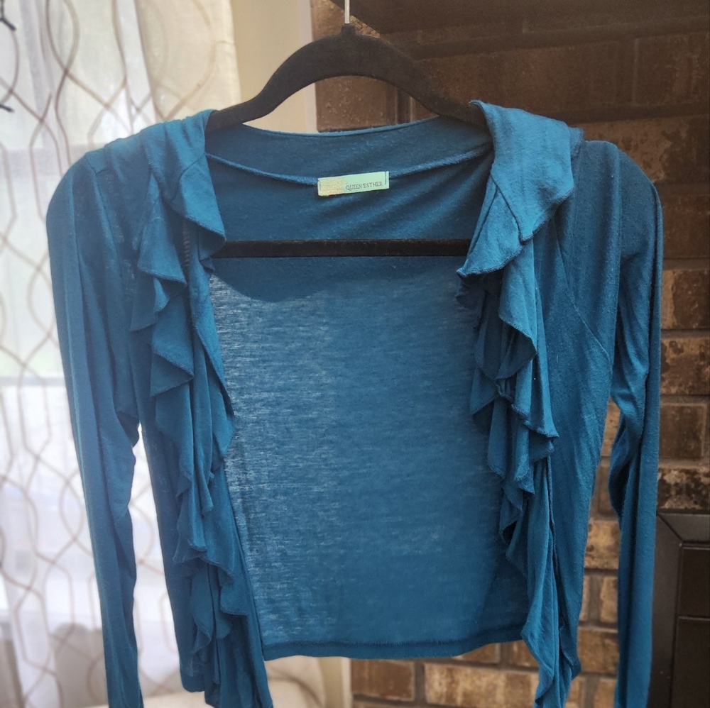 Queen Esther shrug/crop top size S/M
